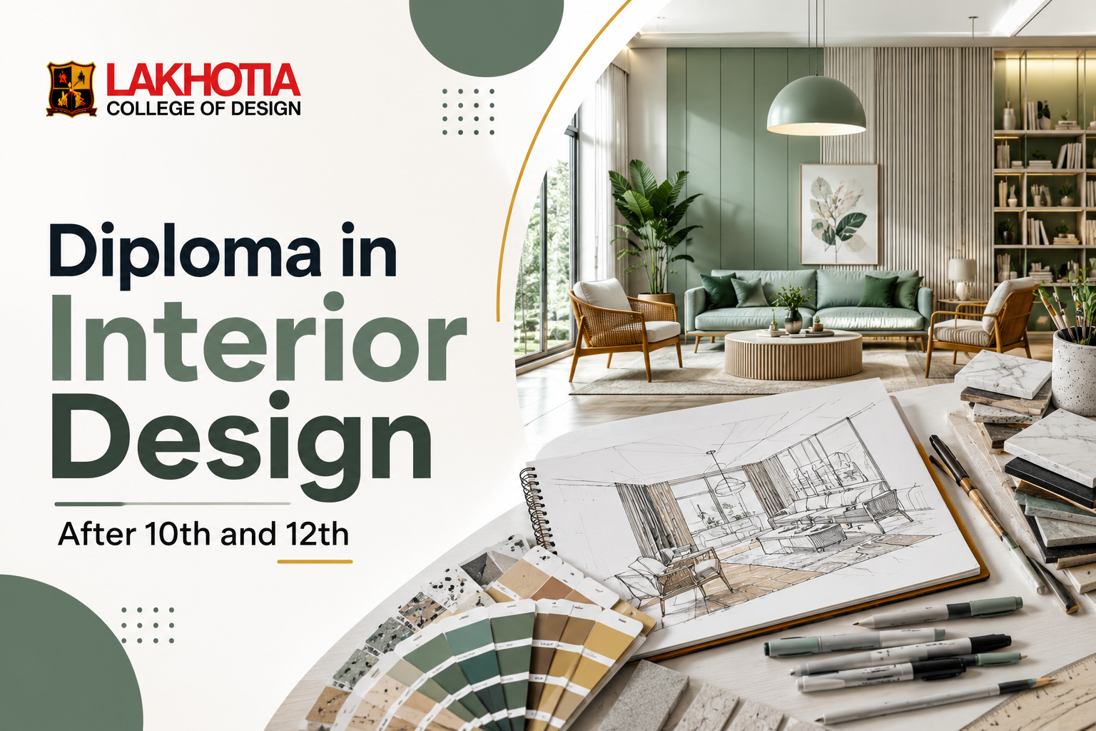 Diploma in Interior Design After 10th and 12th: Eligibility, Fees and Career Scope
