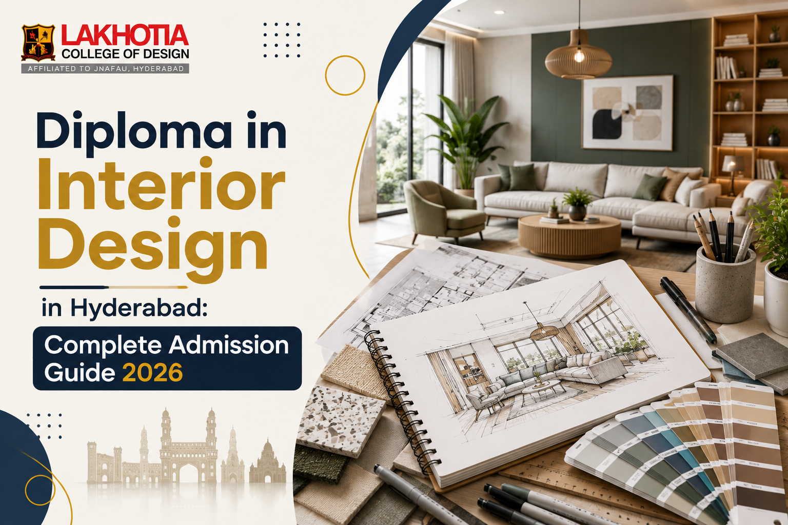 Diploma in Interior Design in Hyderabad: Complete Admission Guide 2026