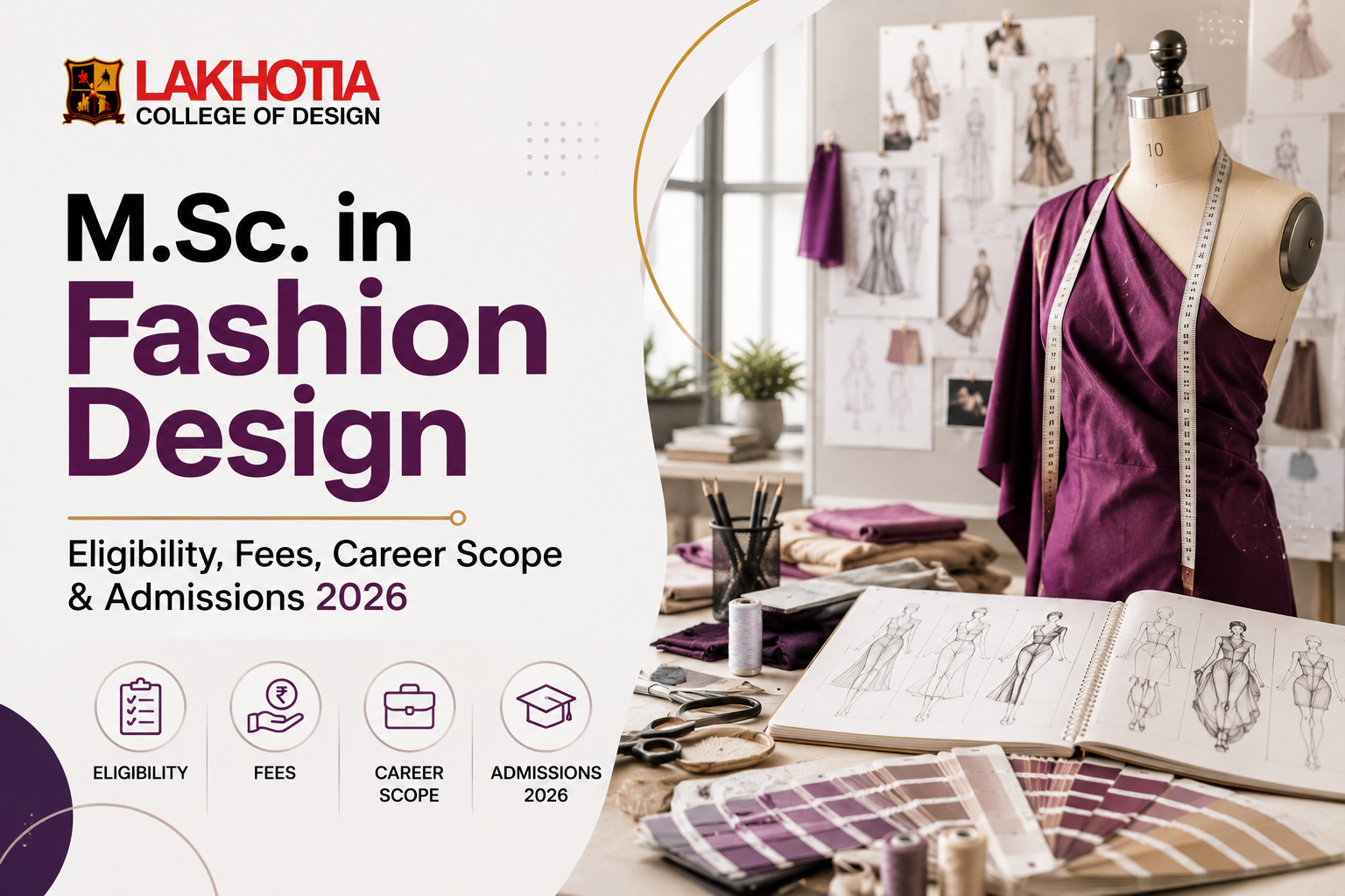 M.Sc. in Fashion Design: Eligibility, Fees, Career Scope &amp; Admissions 2026